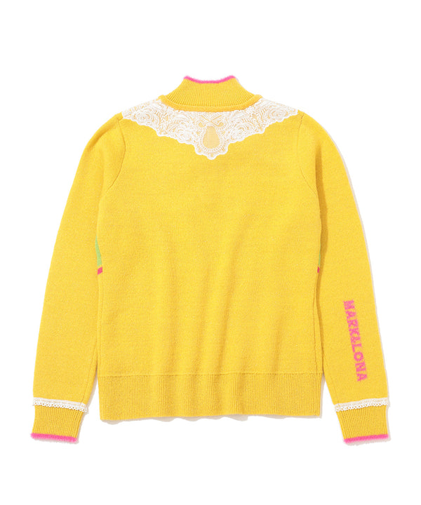 Sylph Skully Lace Mohair Knit | WOMEN