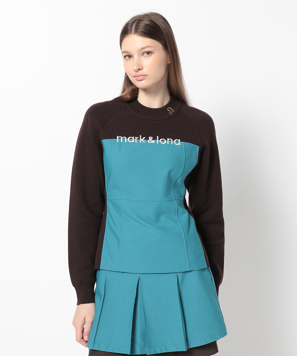 Cornel Contour Fit Combo Pullover | WOMEN