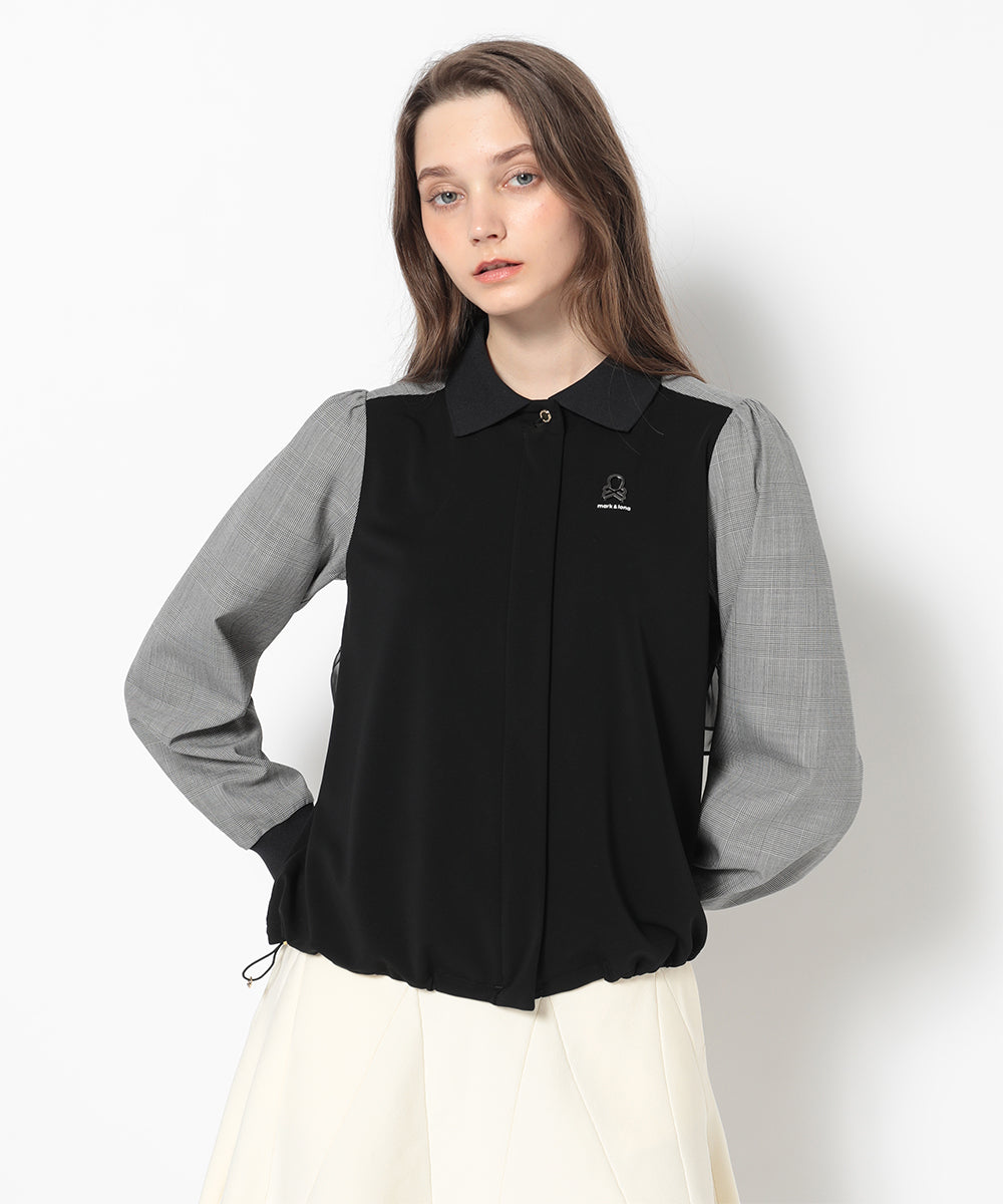 Luminous Draped Panel Shirt Jacket | WOMEN