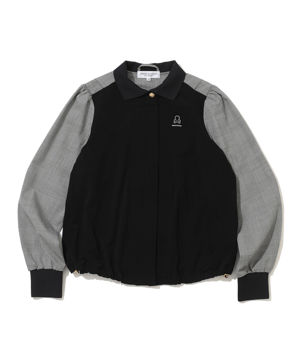 Luminous Draped Panel Shirt Jacket | WOMEN