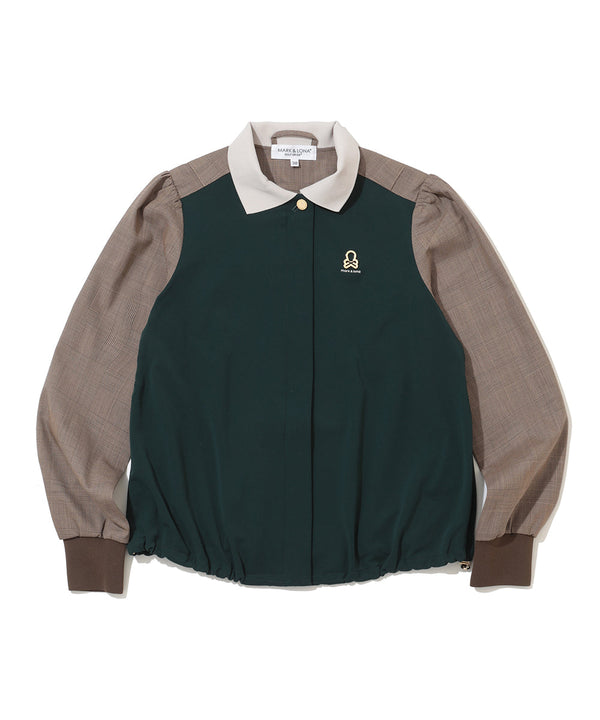 Luminous Draped Panel Shirt Jacket | WOMEN