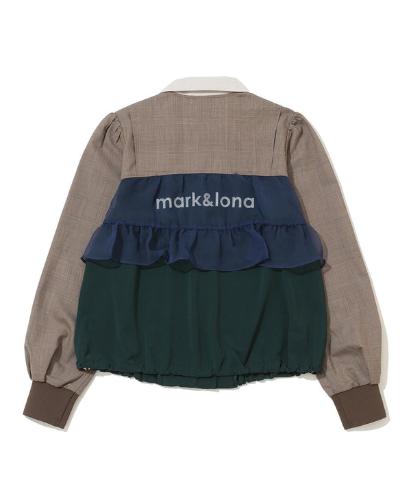 Luminous Draped Panel Shirt Jacket | WOMEN