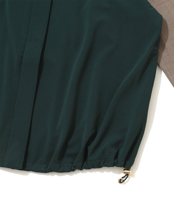 Luminous Draped Panel Shirt Jacket | WOMEN