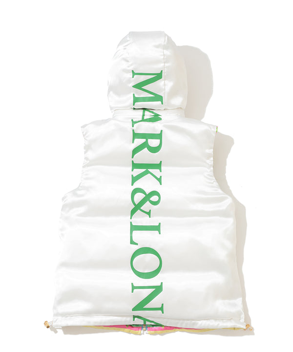 【限定店舗】Floral Mirage Reversible Down Vest | WOMEN