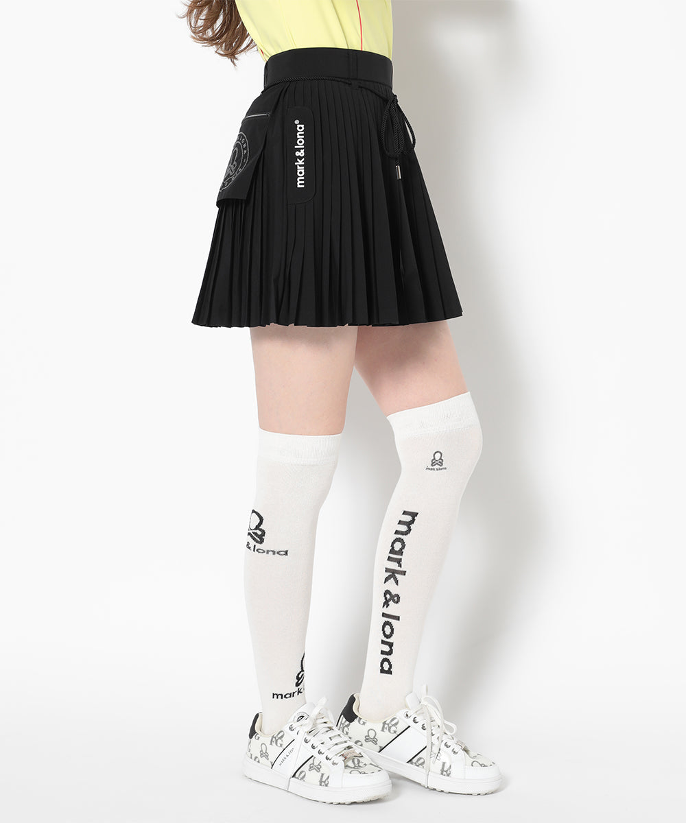 Ripple Pleat Utility Skirt | WOMEN