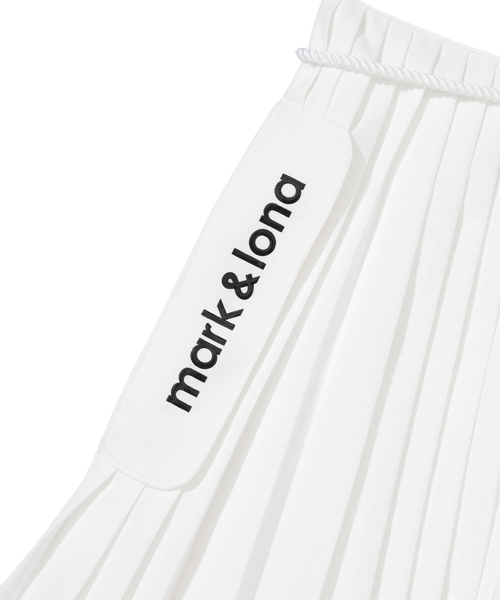 Ripple Pleat Utility Skirt | WOMEN