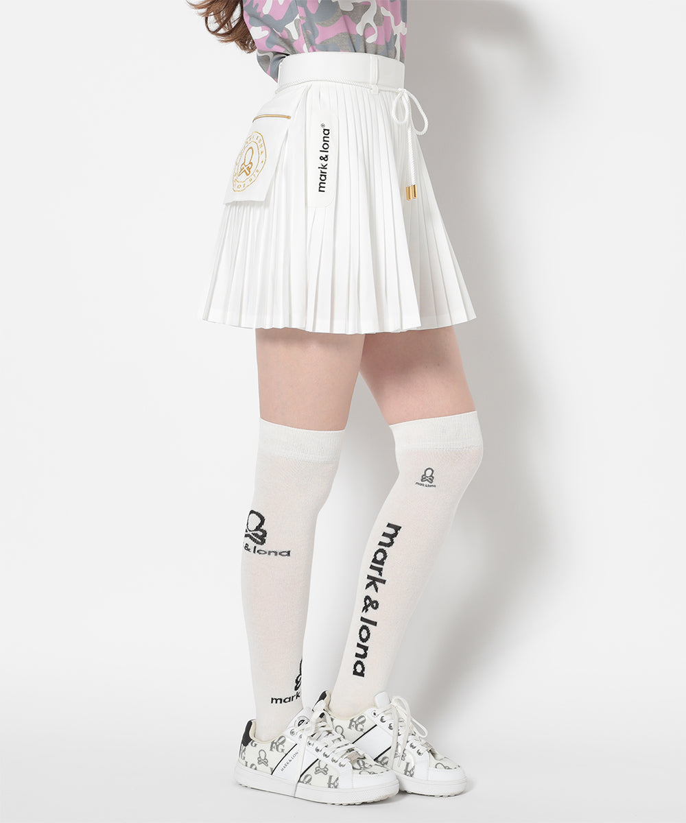 Ripple Pleat Utility Skirt | WOMEN