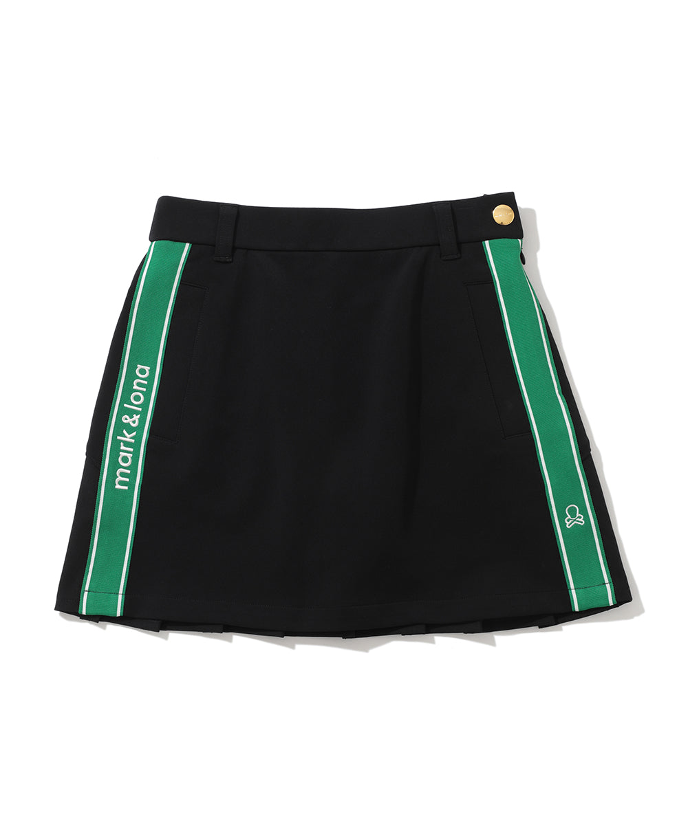 Ace Line Back Pleat Skirt  | WOMEN