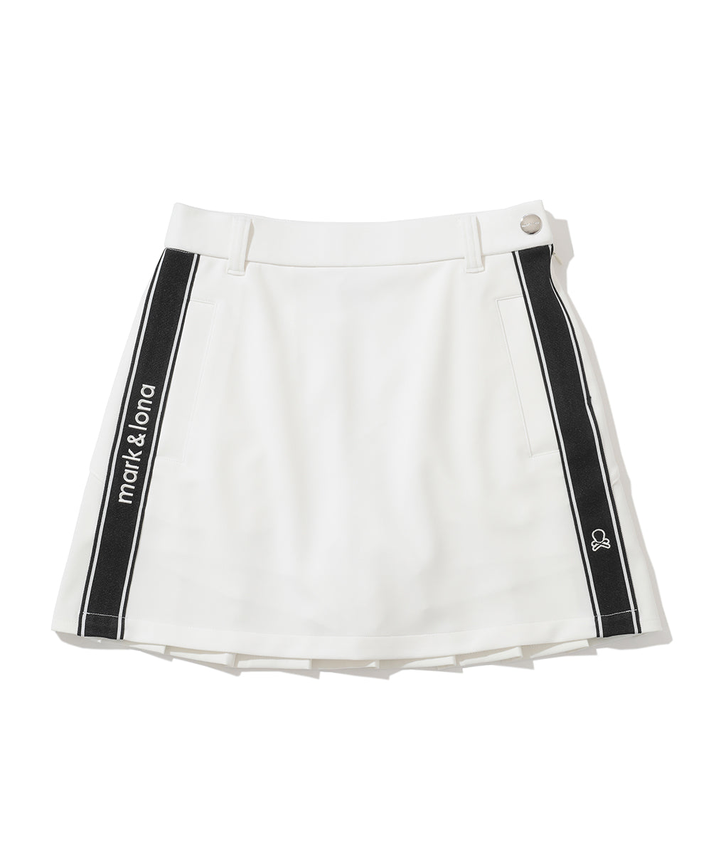 Ace Line Back Pleat Skirt | WOMEN