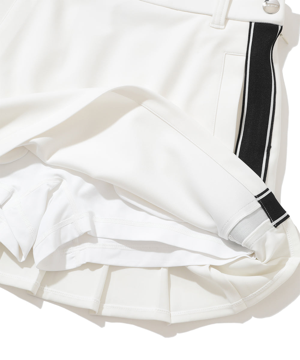 Ace Line Back Pleat Skirt  | WOMEN