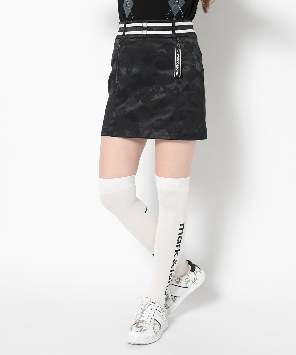 Gauge Stretch Jacquard Skirts | WOMEN