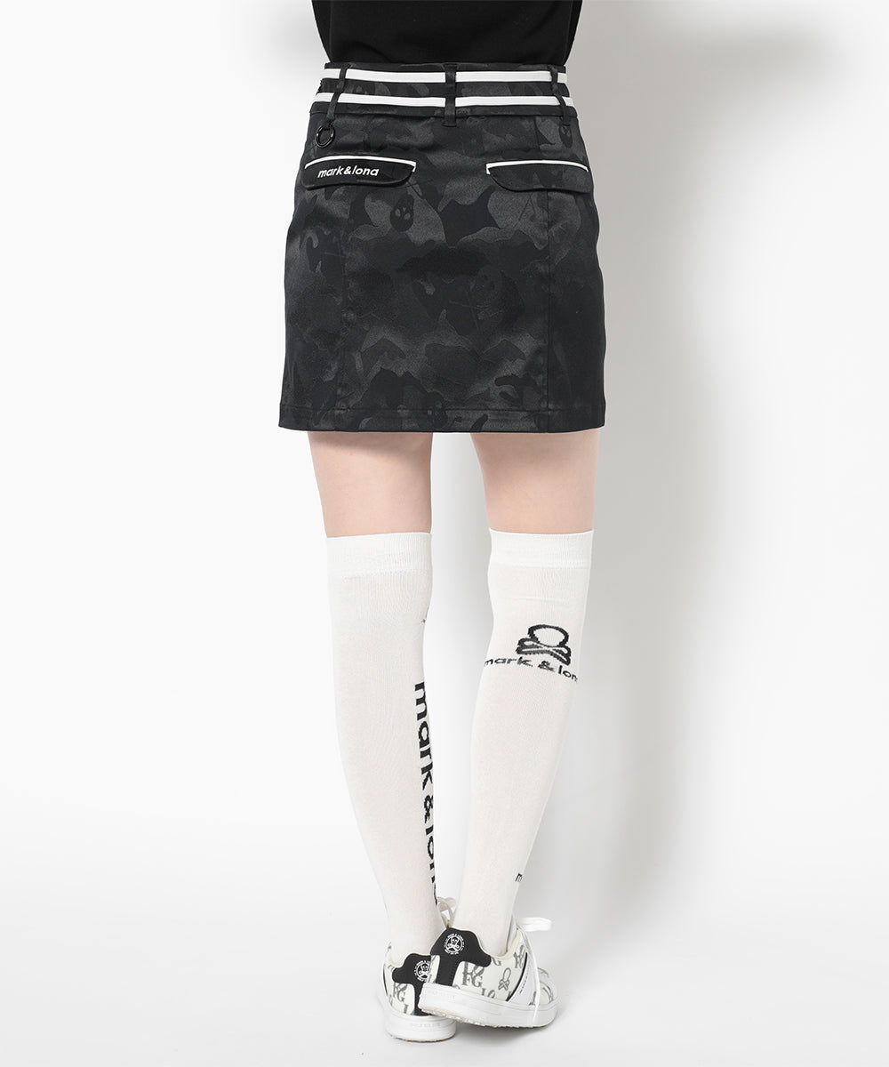 Gauge Stretch Jacquard Skirts | WOMEN