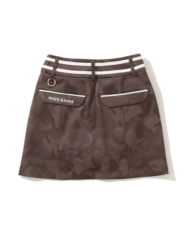 Gauge Stretch Jacquard Skirts | WOMEN