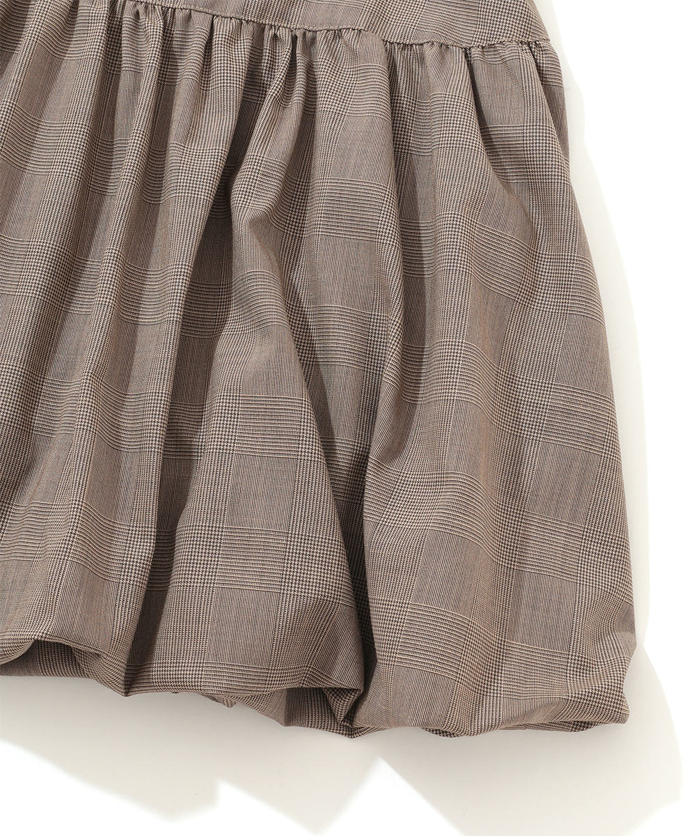 Luminous Glen Balloon Skirt | WOMEN