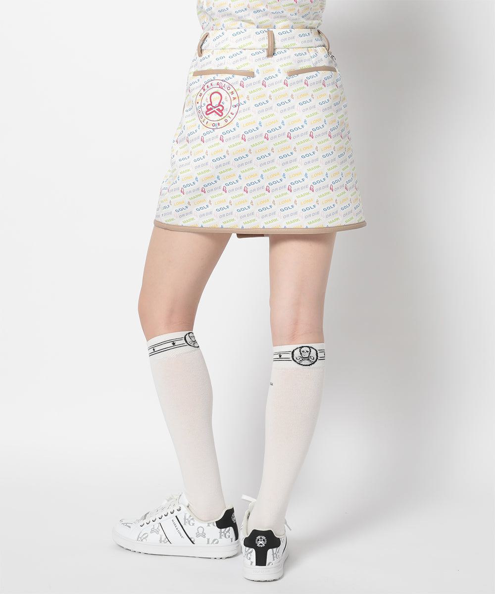 NO8！マーク＆ロナ　2024ラメニットスカート Nora Scuba Knit Skirt | WOMEN