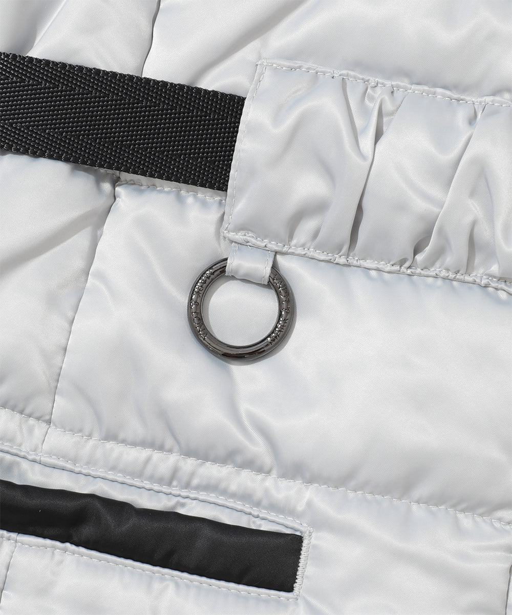 Orin Belted Down Dress | WOMEN