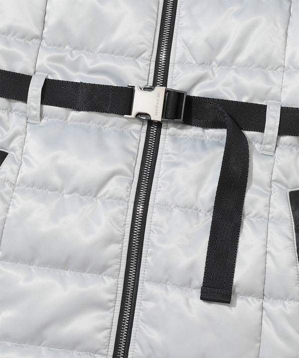 Orin Belted Down Dress | WOMEN