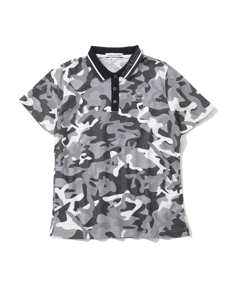 MARK & LONA カモフラージュ ポロ Gauge Camo Hybrid Polo | WOMEN
