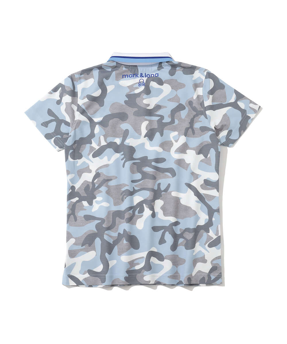 MARK & LONA カモフラージュ ポロ Gauge Camo Hybrid Polo | WOMEN