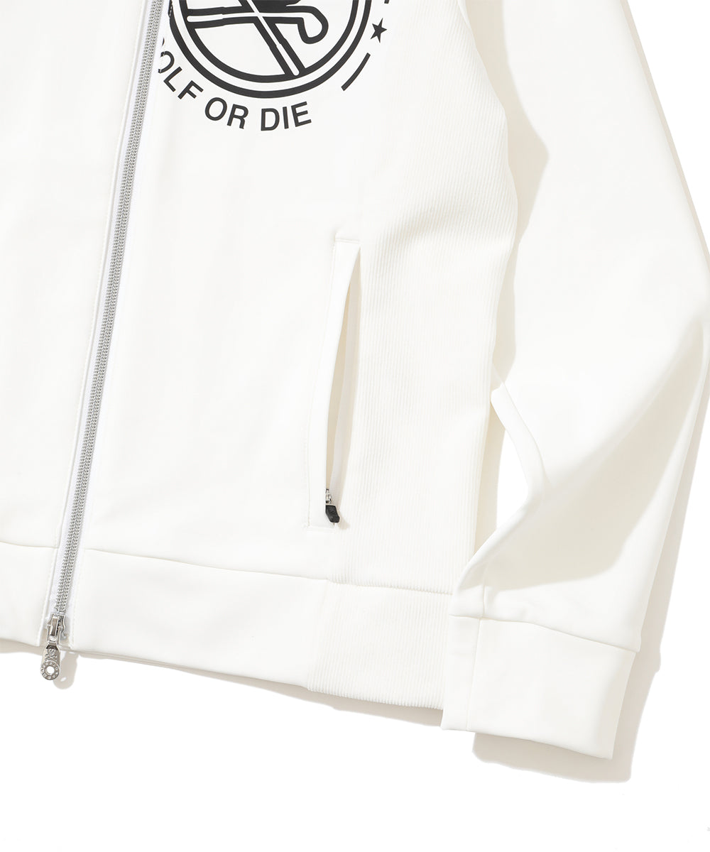 MARK&LONA ゴルフ　ホワイト ジャケット　レディース　サイズ38 MARK&LONA ゴルフ ホワイト ジャケット レディース サイズ38