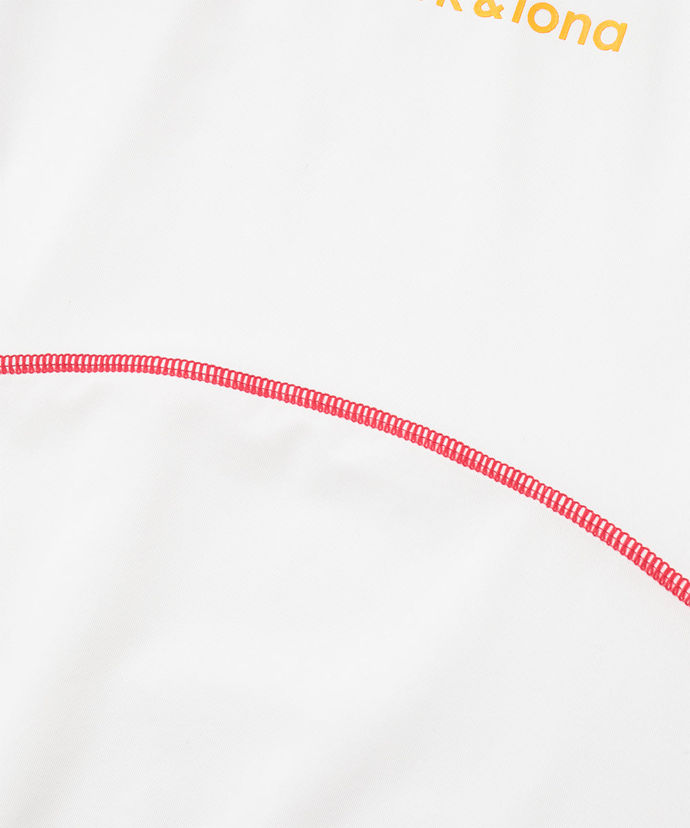 Twist Neck Mock Tee | WOMEN