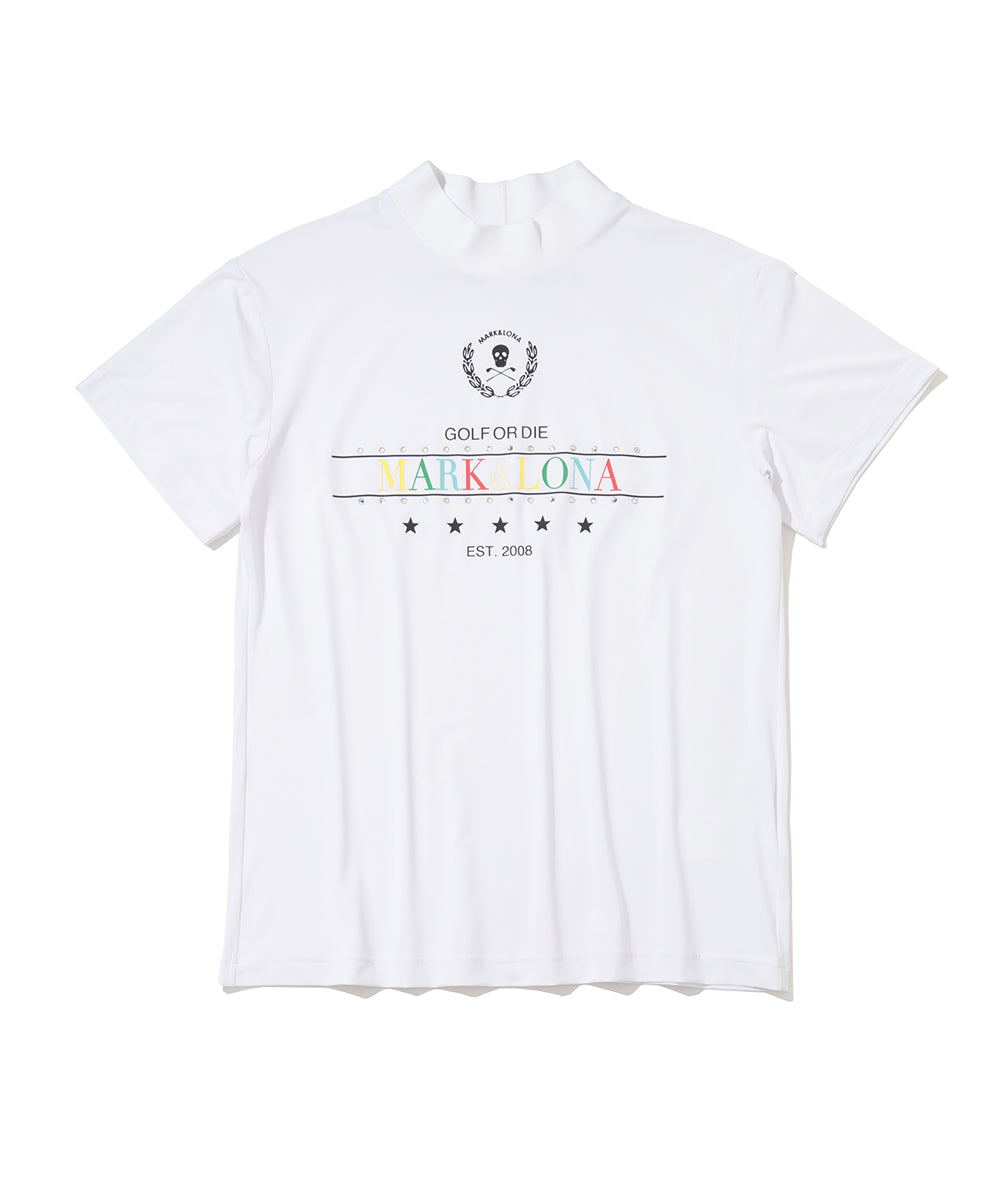 Mirage Crystal Mock Tee | WOMEN