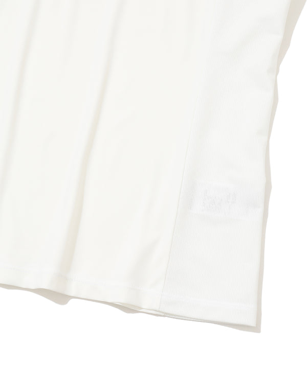Scallop Crystal Mock Tee | WOMEN