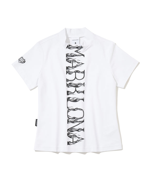 Duel Vertical Mock Tee | WOMEN