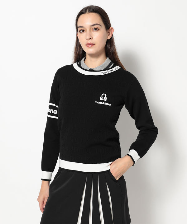 Meridian Emboss Logo Knit | WOMEN