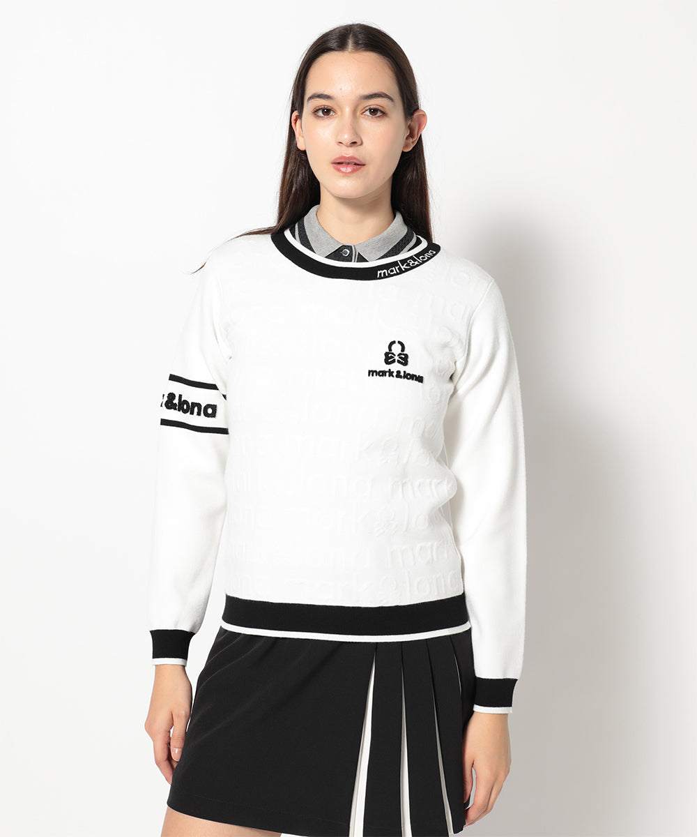 Meridian Emboss Logo Knit | WOMEN