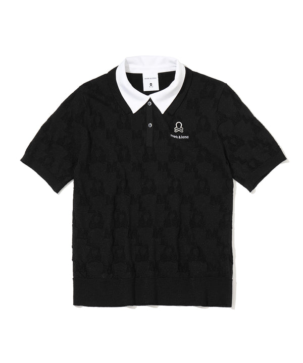 Quadro Icon 2-Way Collar Knit Polo | WOMEN