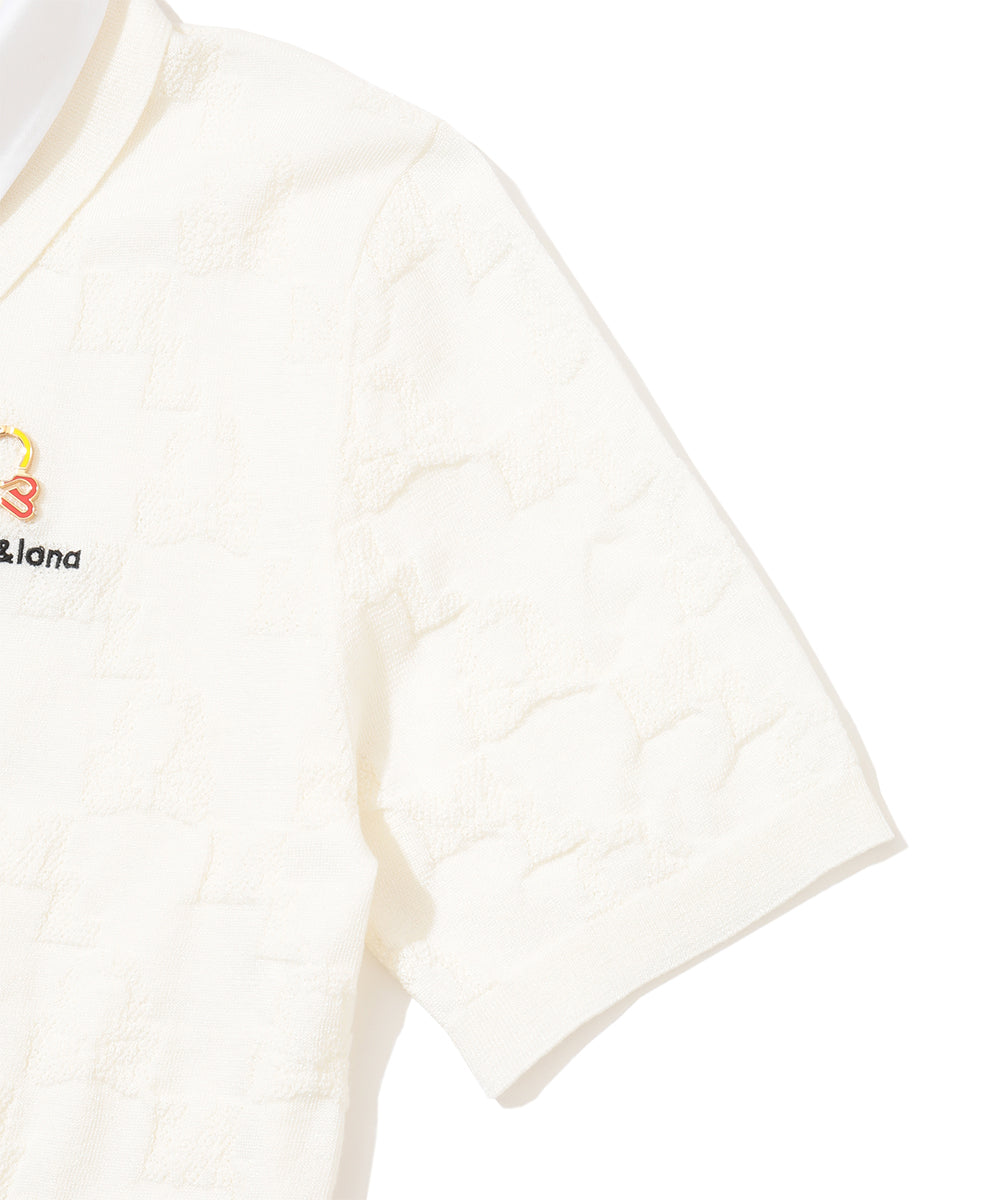 Quadro Icon 2-Way Collar Knit Polo | WOMEN