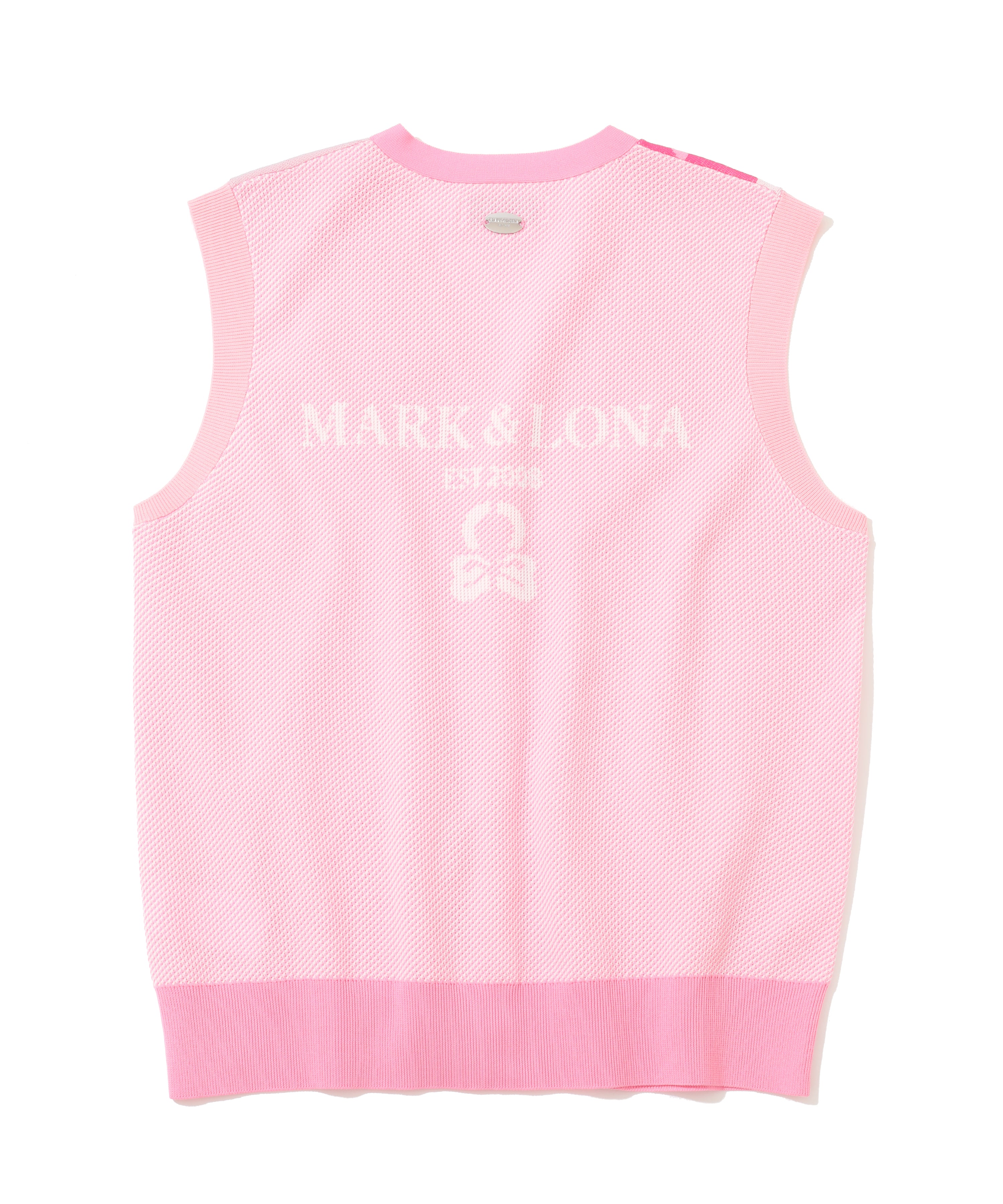 Gauge Camouflage Knit Vest | WOMEN