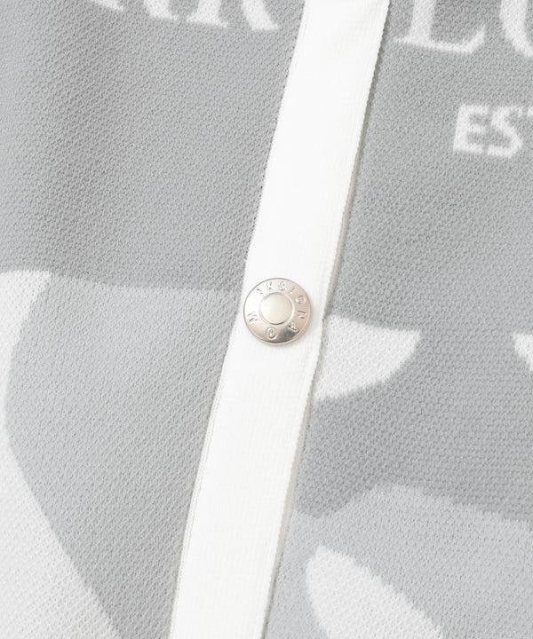 Gauge Camouflage Knit Vest | WOMEN