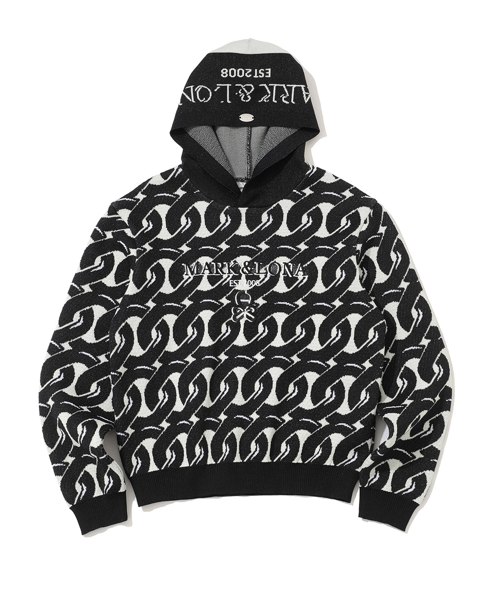 Noah Jacquard Knit Hoodie | WOMEN