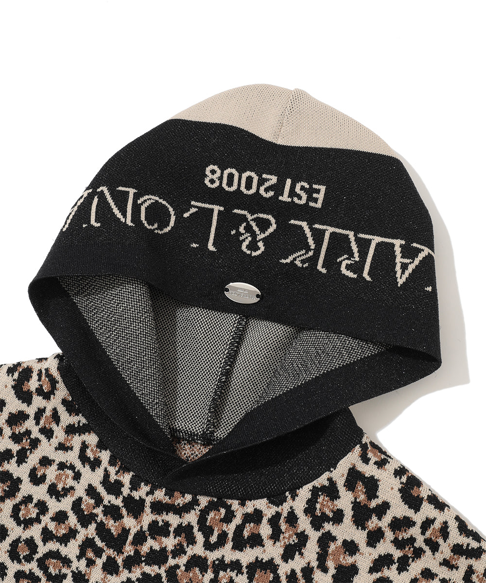 Noah Jacquard Knit Hoodie | WOMEN