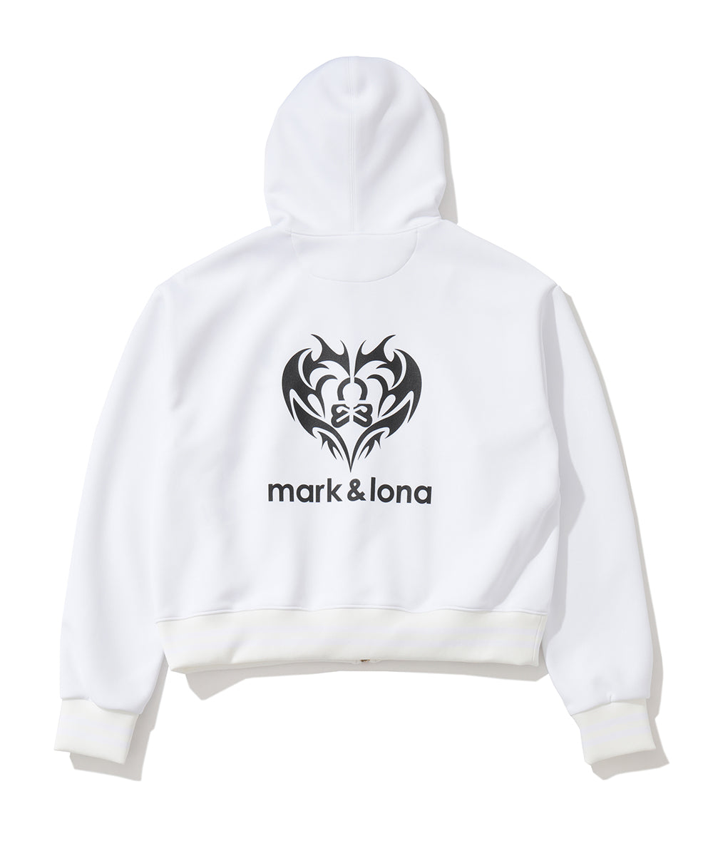 ⭐️美品⭐️MARK &LONA フード付きジャケット ホワイト【40】ゴルフ ゴルフ ジャケット(レディース) │ MARK & LONA 公式オンラインストア
