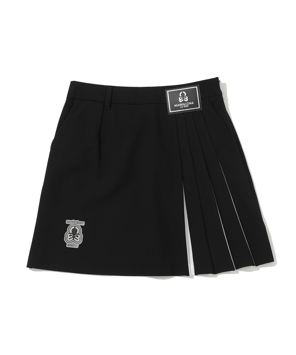 Gemina Asymmetric Pleated Skirt | WOMEN