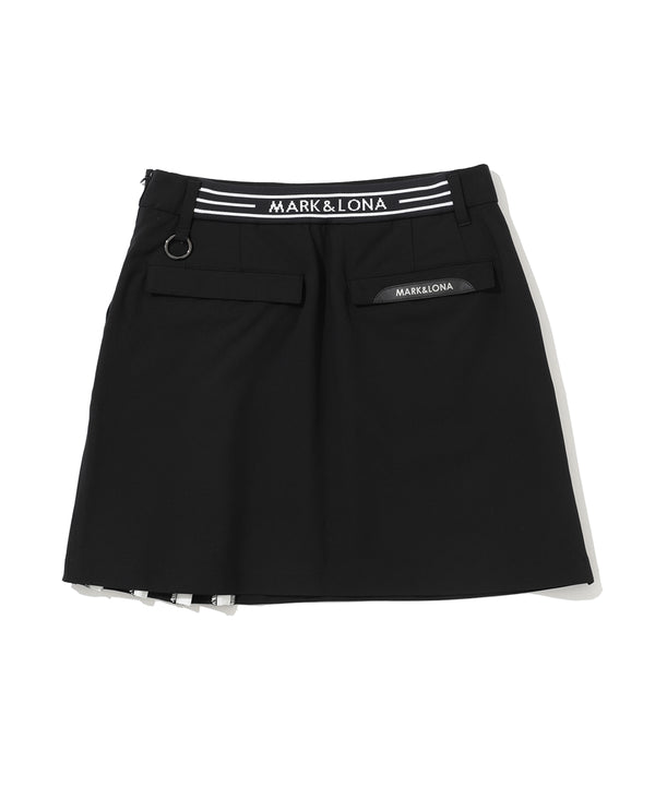 Gemina Asymmetric Pleated Skirt | WOMEN