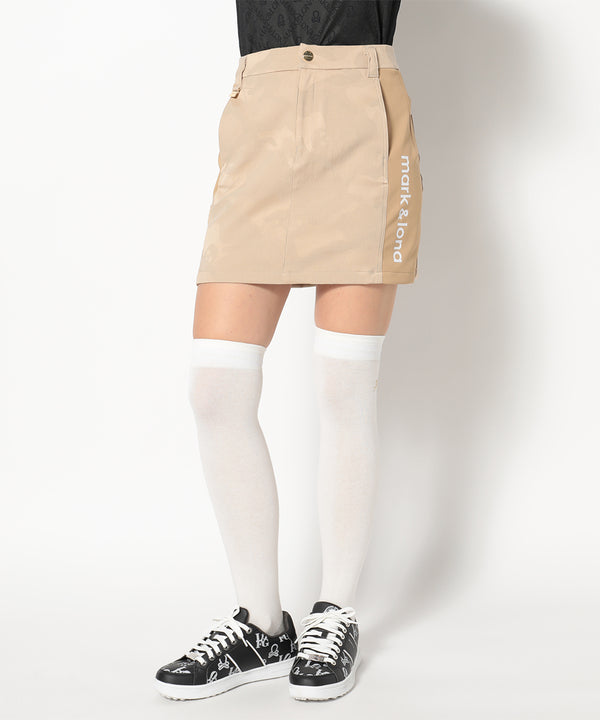 Gauge Hybrid Camo Jacquard Skirt | WOMEN