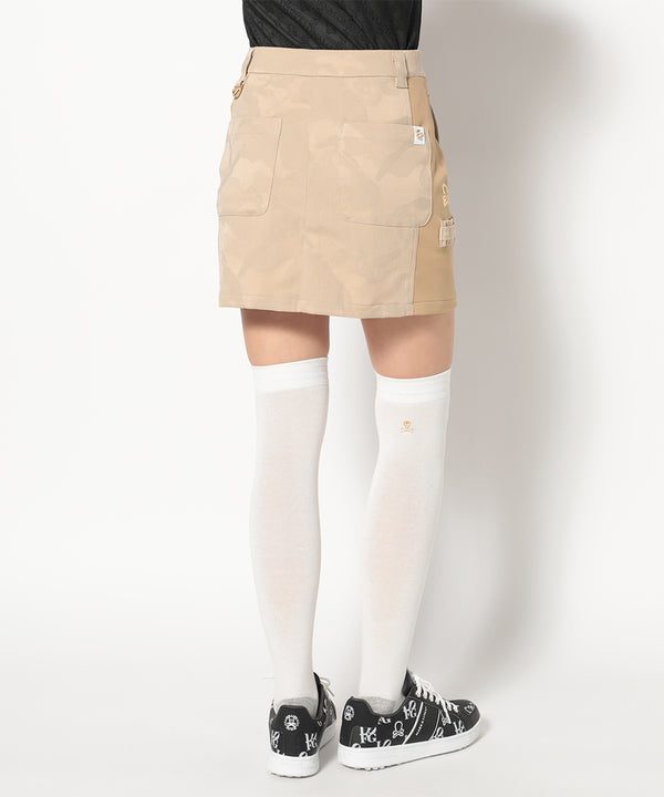 Gauge Hybrid Camo Jacquard Skirt | WOMEN