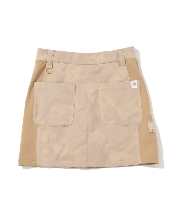 Gauge Hybrid Camo Jacquard Skirt | WOMEN