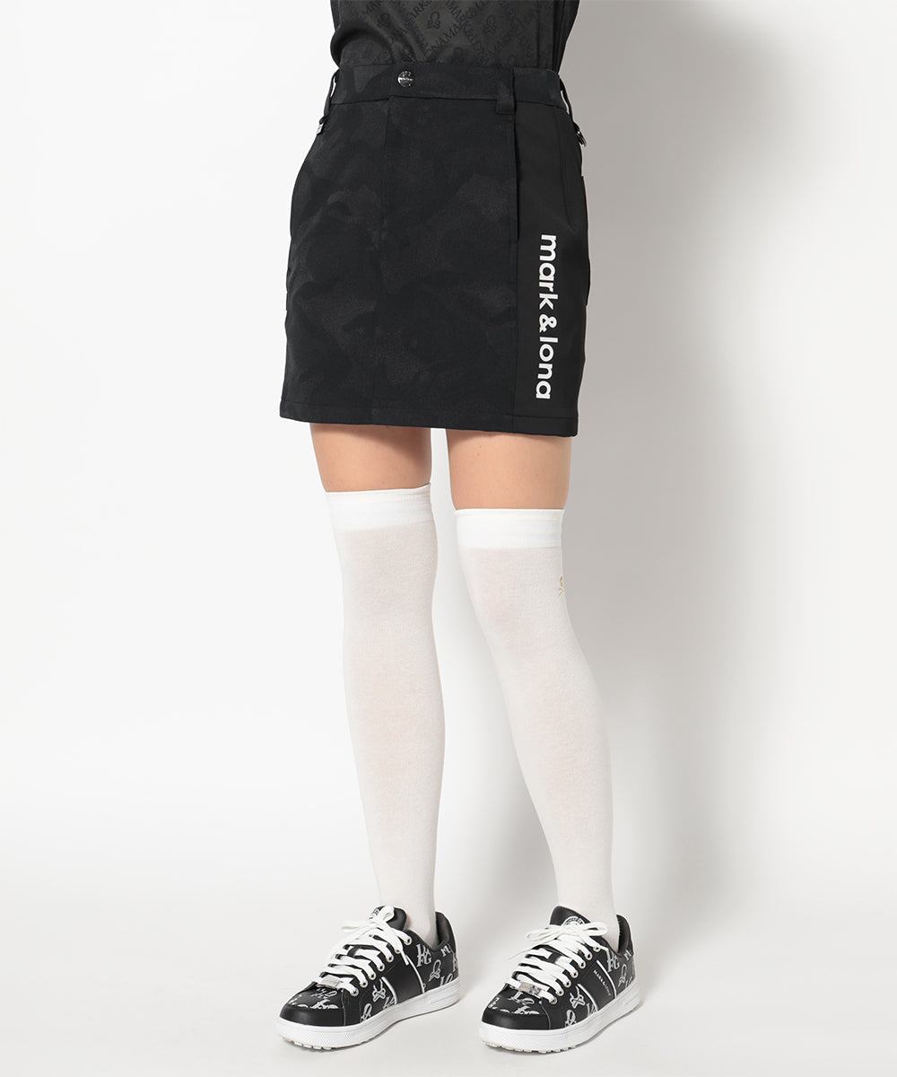 Gauge Hybrid Camo Jacquard Skirt | WOMEN