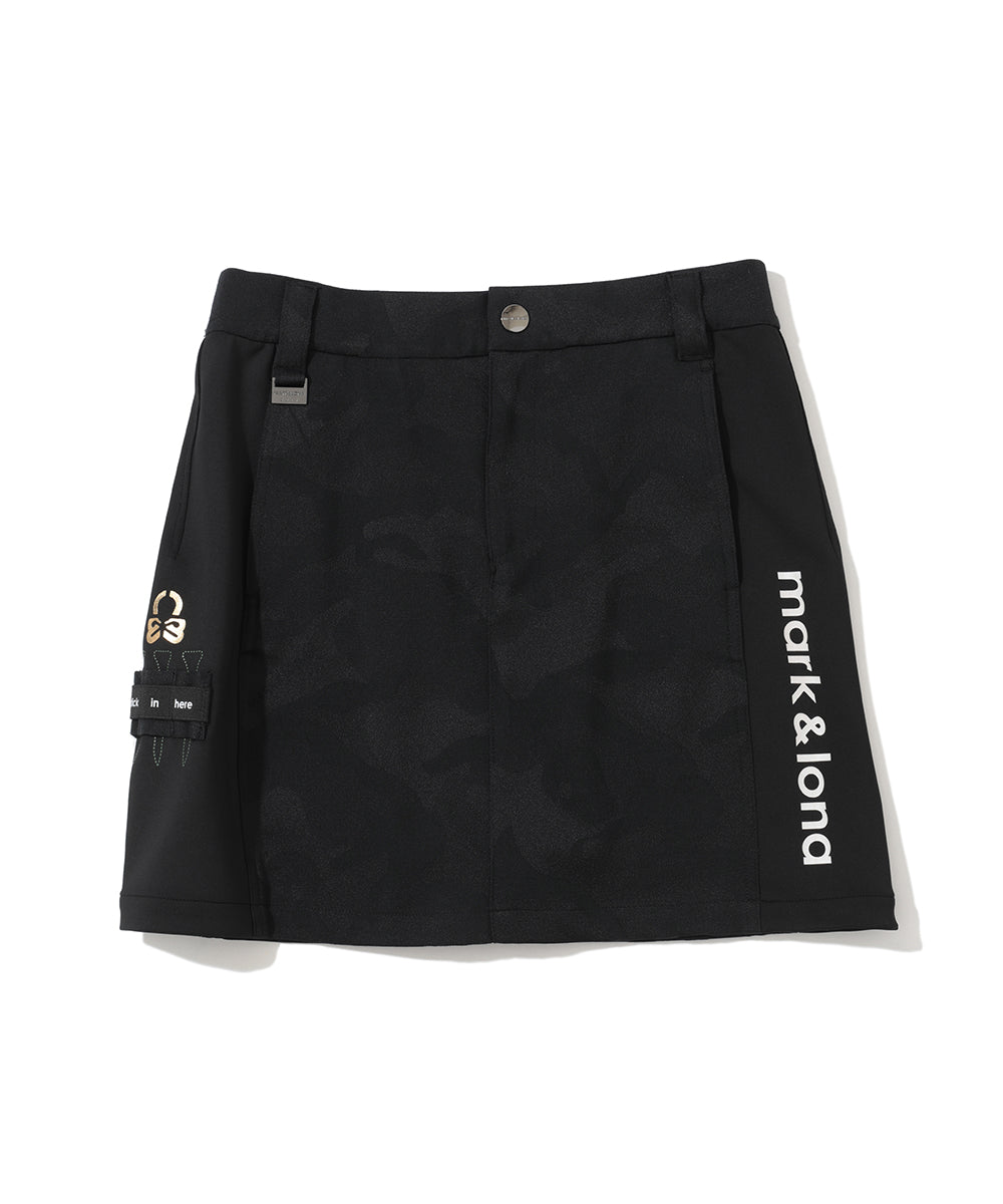 Gauge Hybrid Camo Jacquard Skirt | WOMEN