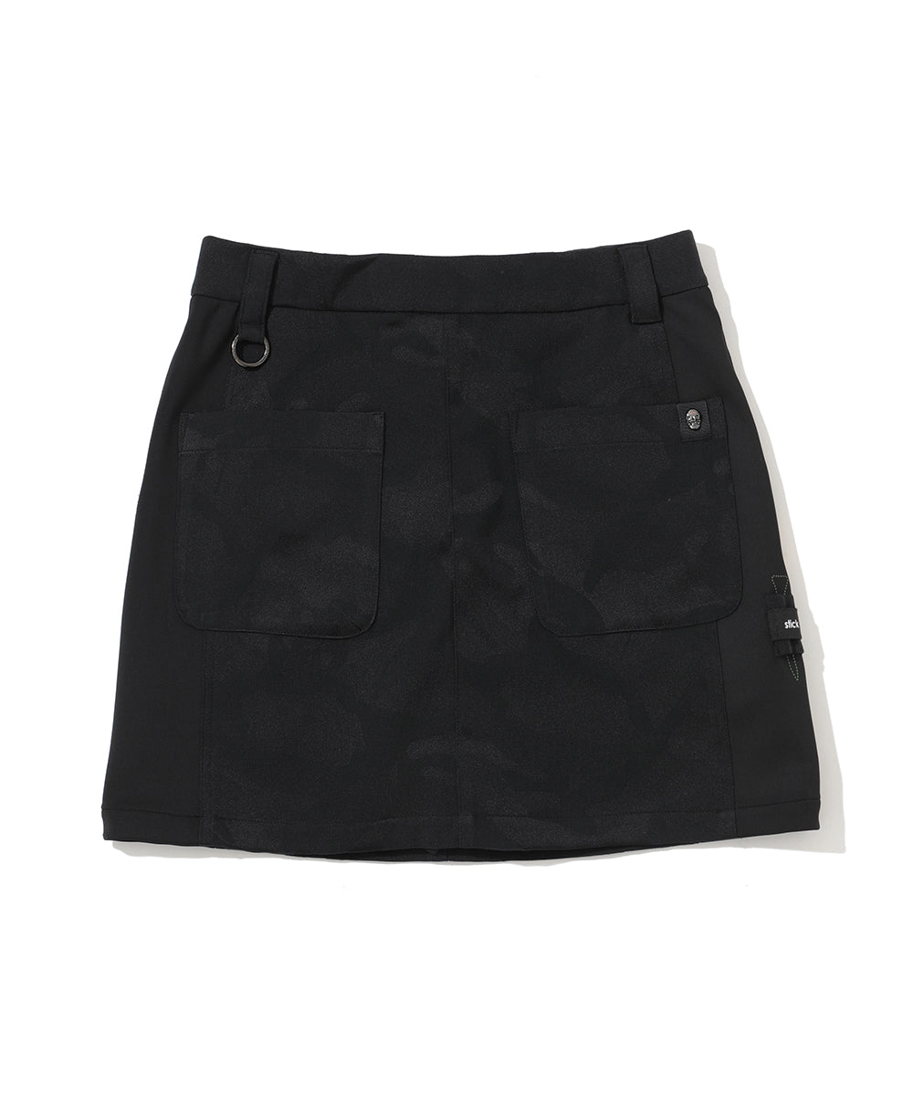 Gauge Hybrid Camo Jacquard Skirt | WOMEN