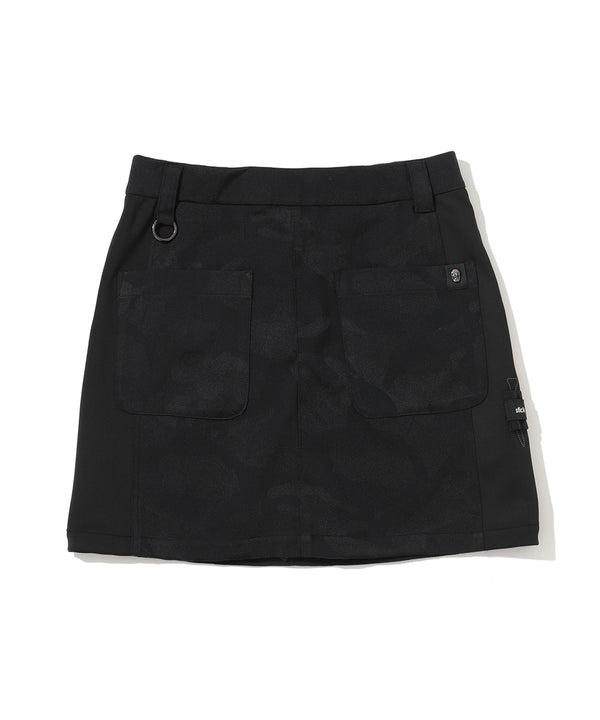 Gauge Hybrid Camo Jacquard Skirt | WOMEN
