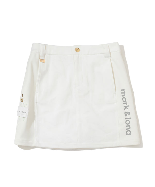 Gauge Hybrid Camo Jacquard Skirt | WOMEN