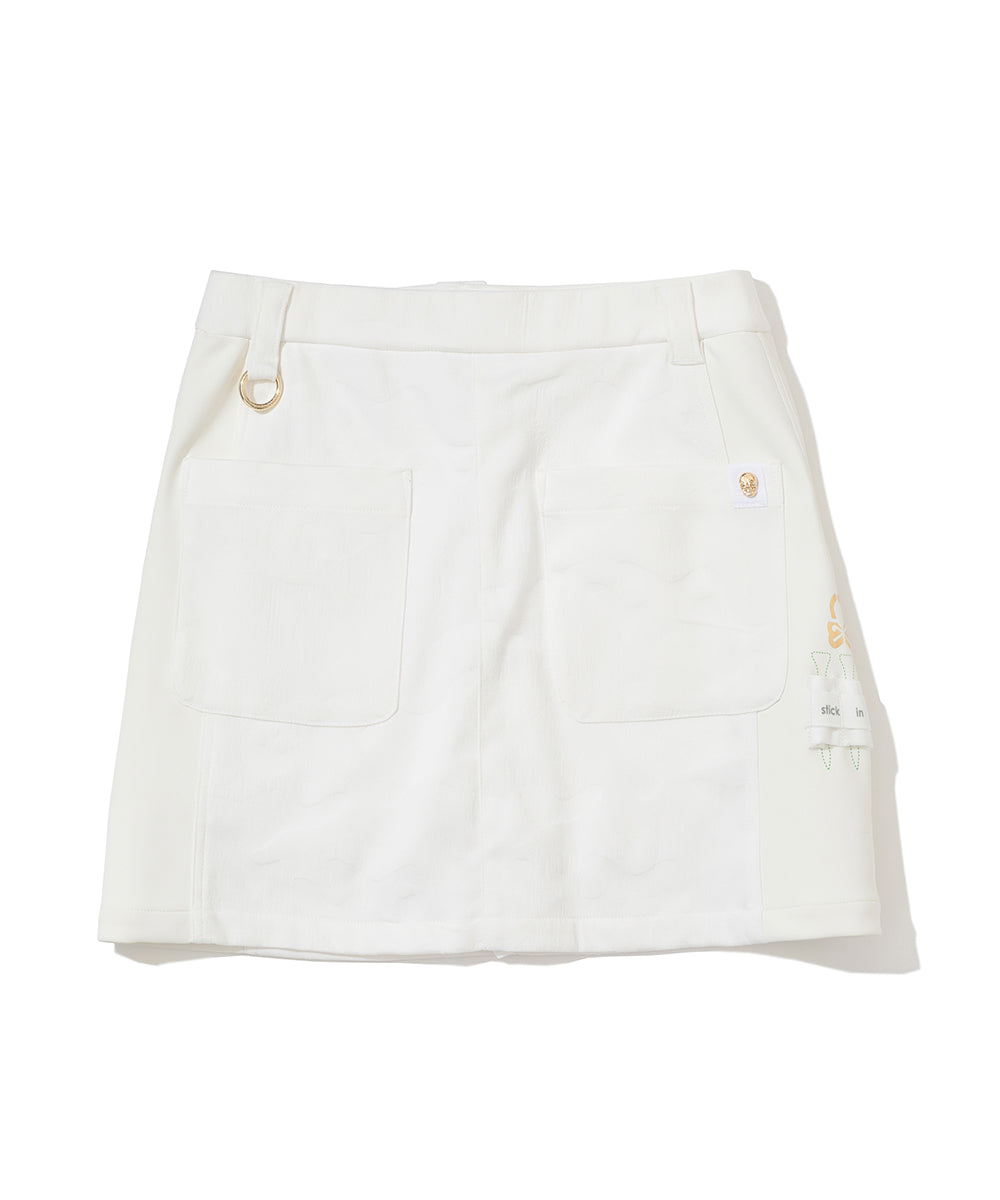 Gauge Hybrid Camo Jacquard Skirt | WOMEN