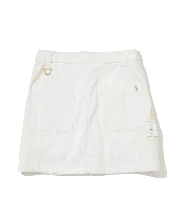 Gauge Hybrid Camo Jacquard Skirt | WOMEN