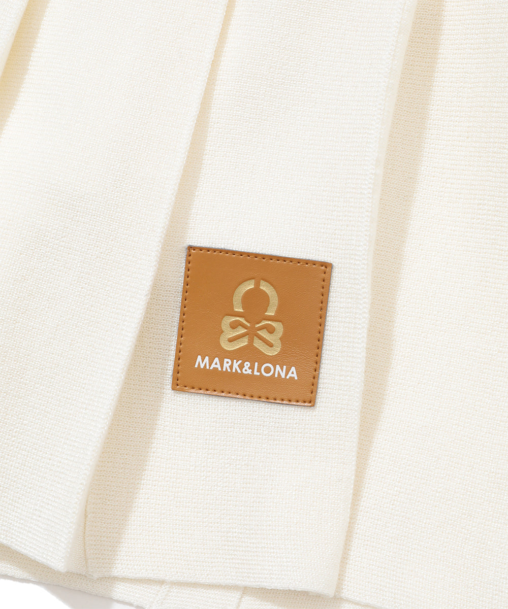 Luminous Pleated Knit Skirt | WOMEN